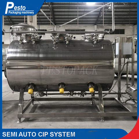 Semi Automatic CIP System Cleaning Equipment