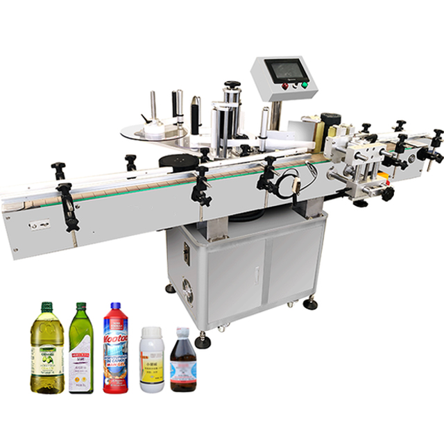 olive oil filling machine-labeling 3