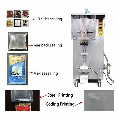 50-500ml Automatic SACHET WATER FILLING MACHINE Water Pouch