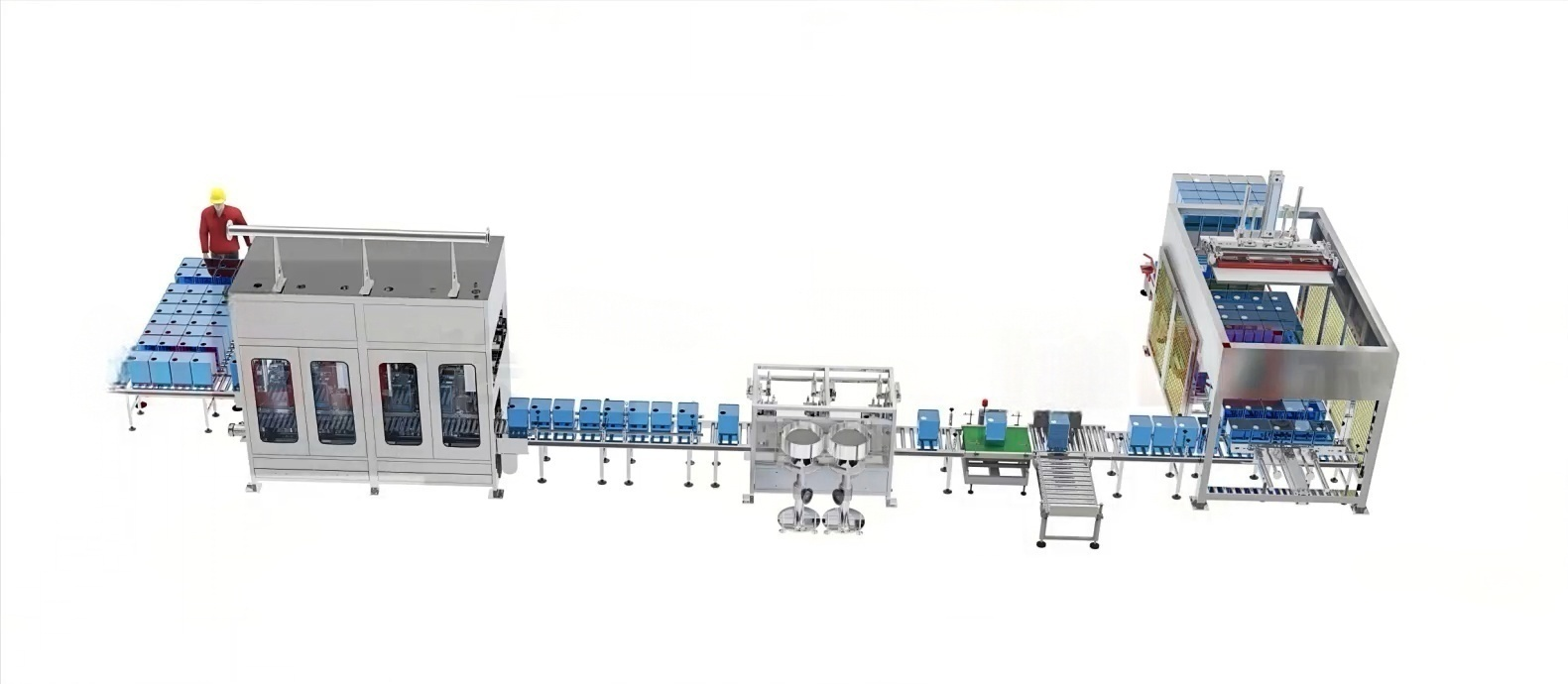 25L Lubricant oil filling line 3D