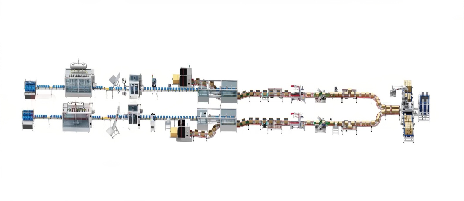 1-5L Lubricant oil filling line 3D