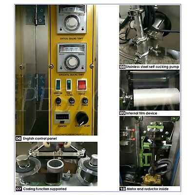 50-500ml Automatic Sachet Water Machine 