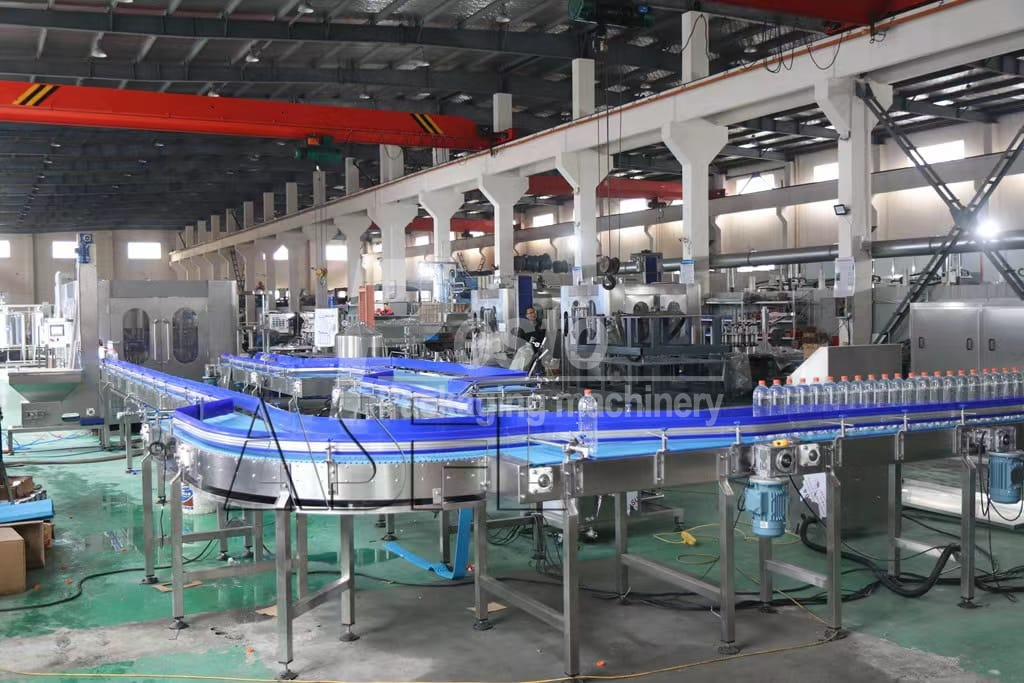 water bottling line 