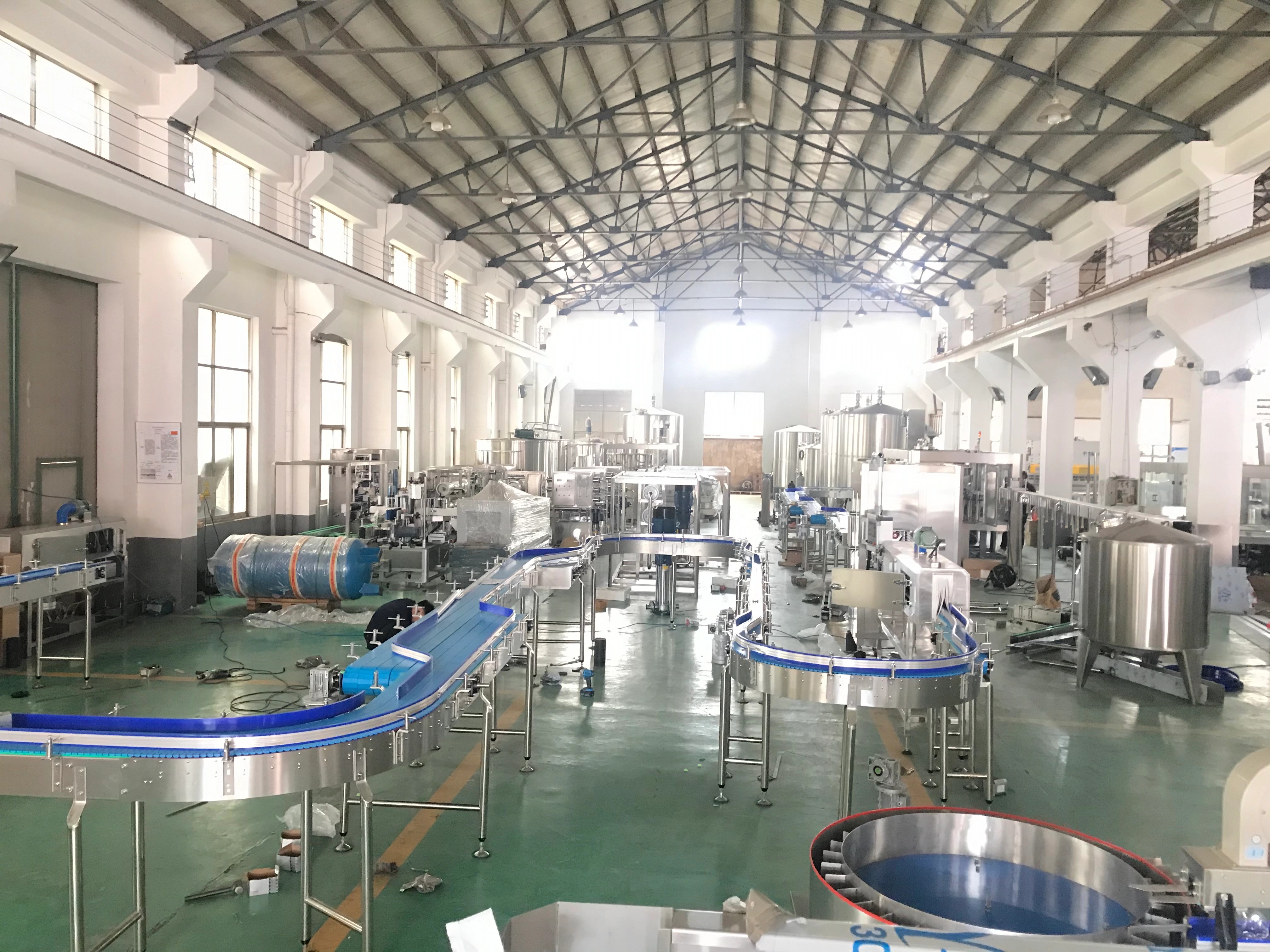 liquid detergent filling line 