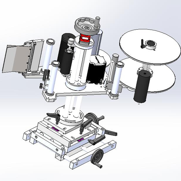 Round Bottle Tabletop Labeling Machine