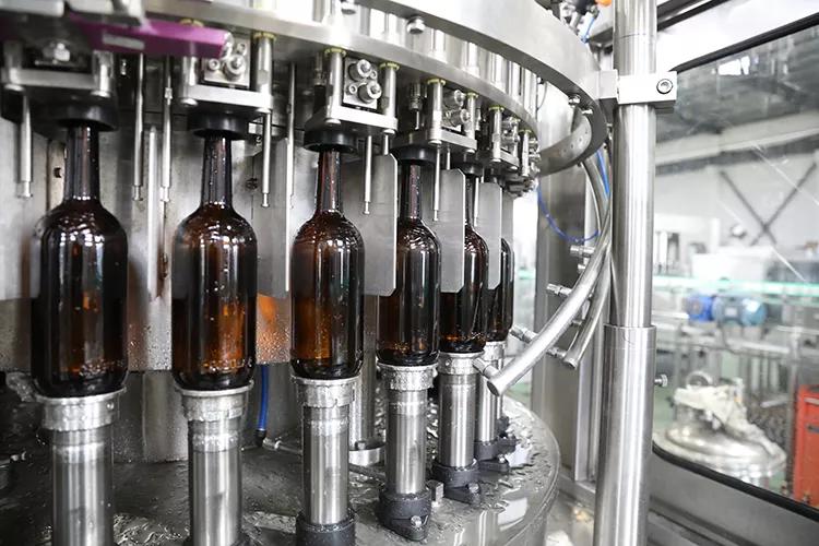 Beer bottling machine-filling part