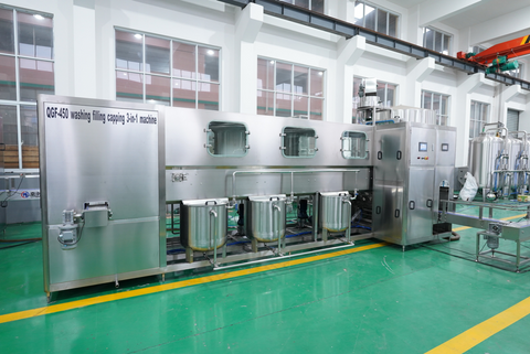 Automatic 5 Gallon Water Bottle Filling Machine 450BPH 