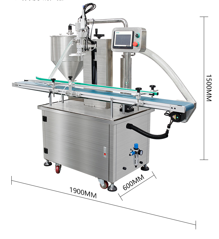 small liquid filling machine layout