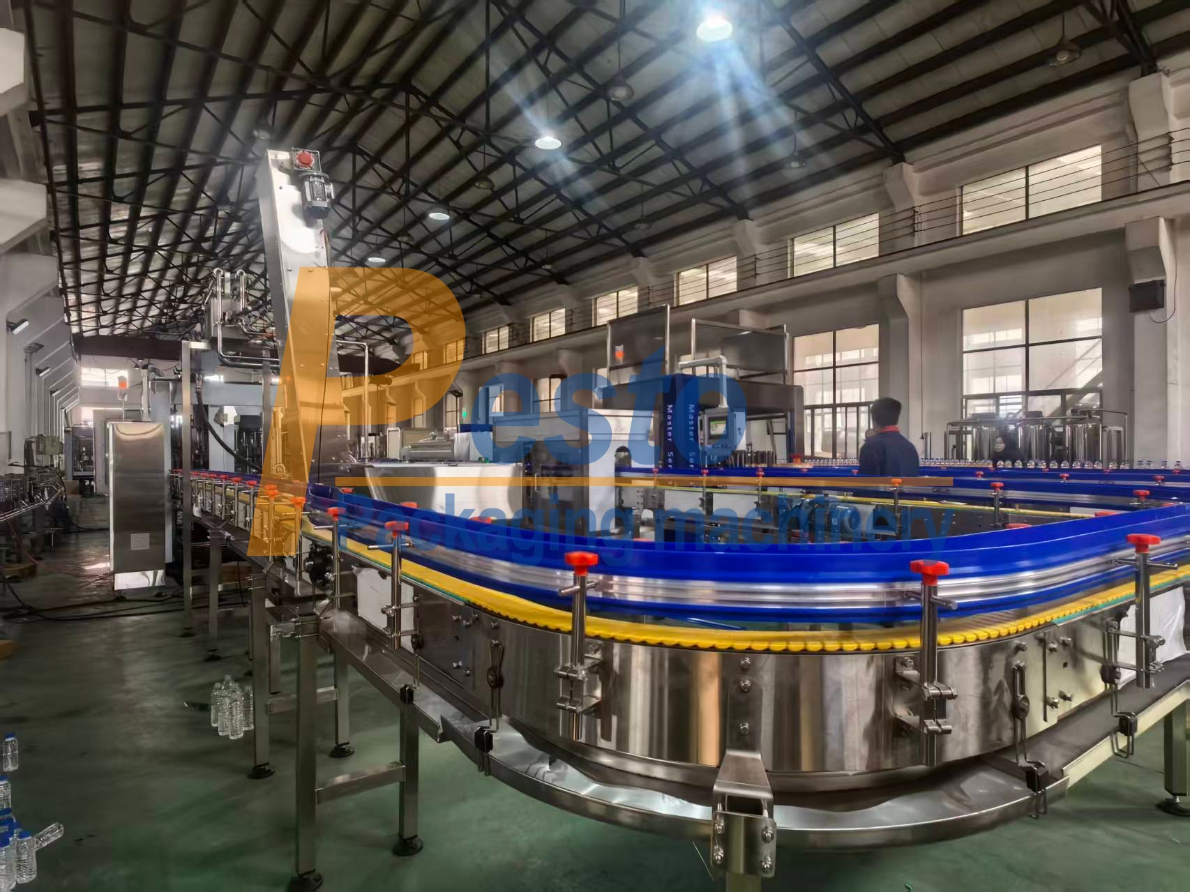 water bottling line 