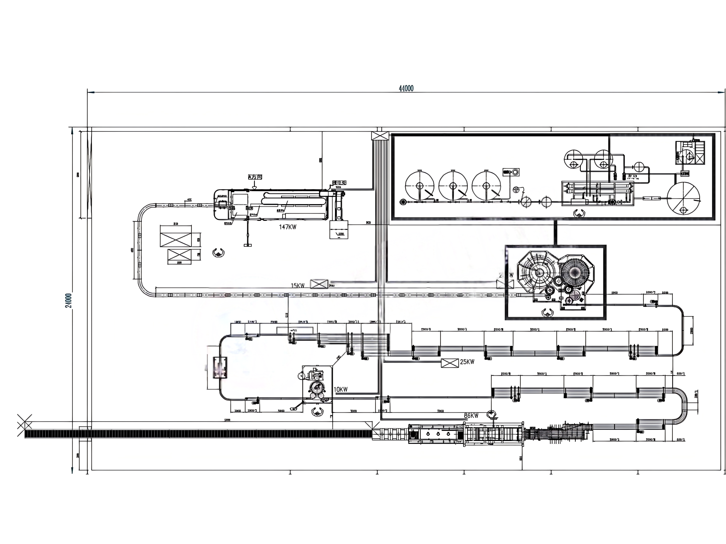 water bottling line layout