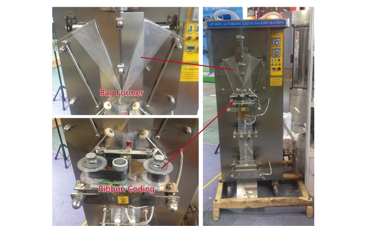 Water sachet filling machine