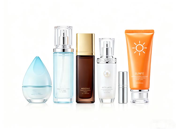 Various bottles for chemicals, oils, and pharmaceuticals filled by Pestopack.