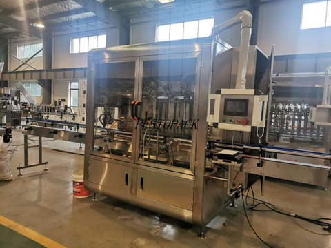 Magnetic pump filling machine